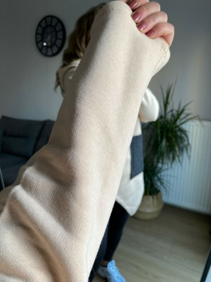 ASİMETRİK FERMUARLI HIRKA