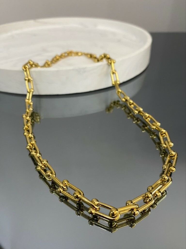 ZİNCİR GOLD KOLYE