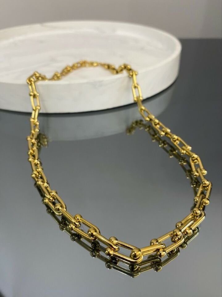 ZİNCİR GOLD KOLYE