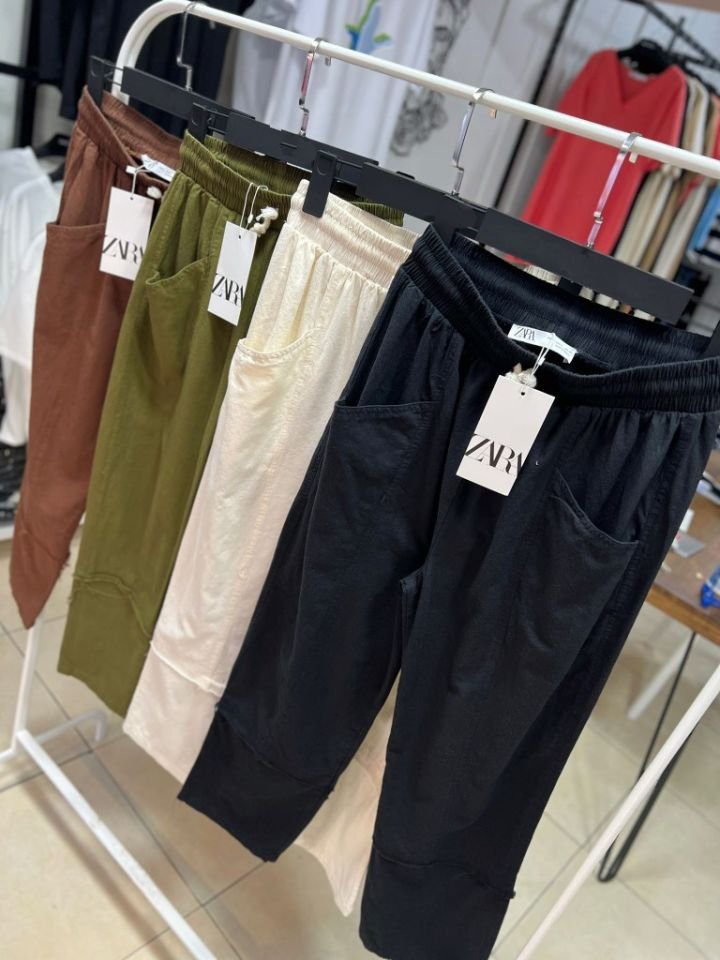 SİYAH KETEN PANTOLON